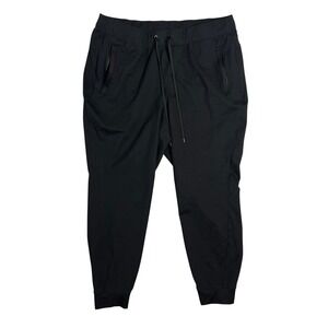 Yogalicious Lux Avenue Jogger Plus Sz 1X Black High Rise Drawstring Athleiusre